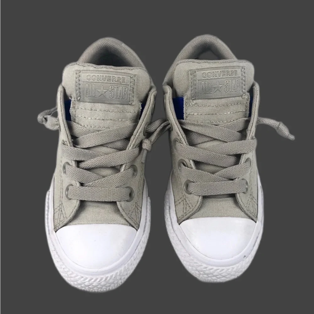 Converse Kid Tan Navy All Star Low Top Sneakers 12